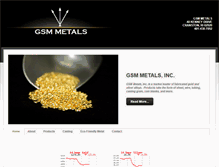 Tablet Screenshot of gsmmetals.com